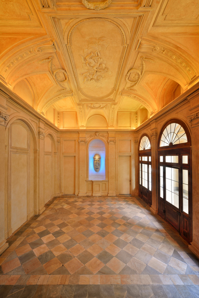 Inspiration for a huge timeless entryway remodel in Turin