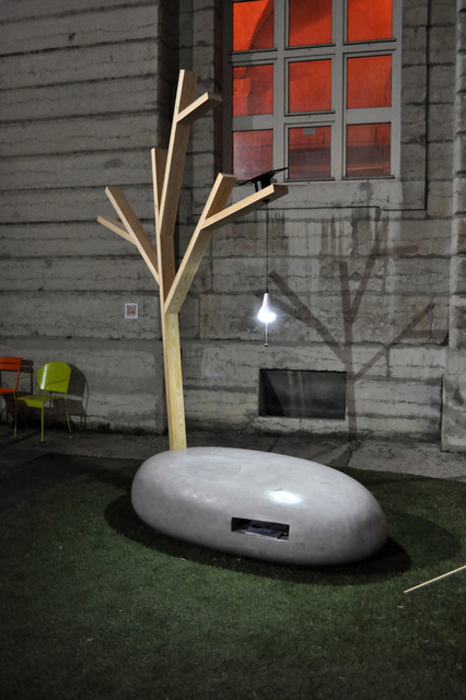 Banc galet - Contemporary - Patio - Lyon - by Benjamin Rousse | Houzz IE