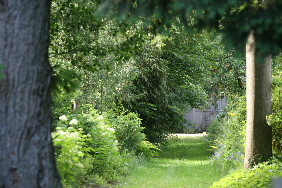 Idee per un giardino chic con un ingresso o sentiero