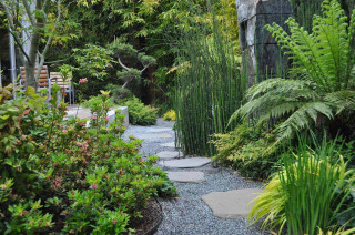 Jardin intérieur Patio - Jardin japonais traditionnel  Jardin japonais,  Décoration jardin japonais, Paysage jardin japonais