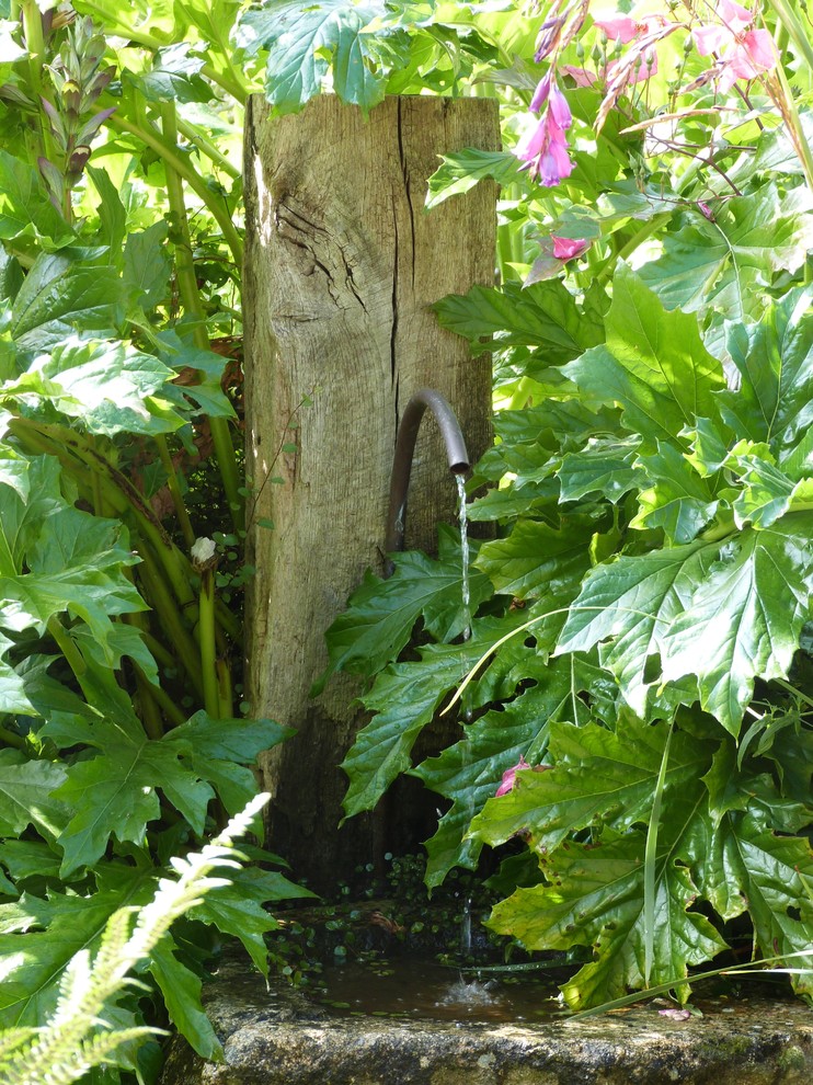 Diseño de jardín contemporáneo en patio