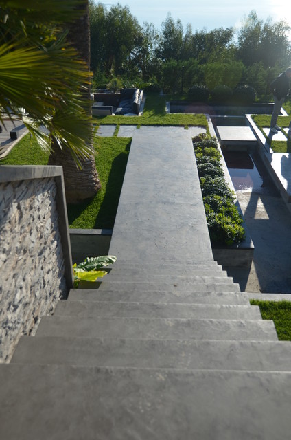 Le béton ciré dans vos jardins et terrasses - Moderne - Jardin - Nice - par  Calixtone | Houzz