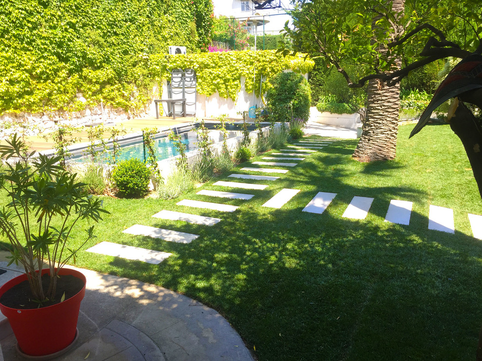 Moderner Garten in Nizza