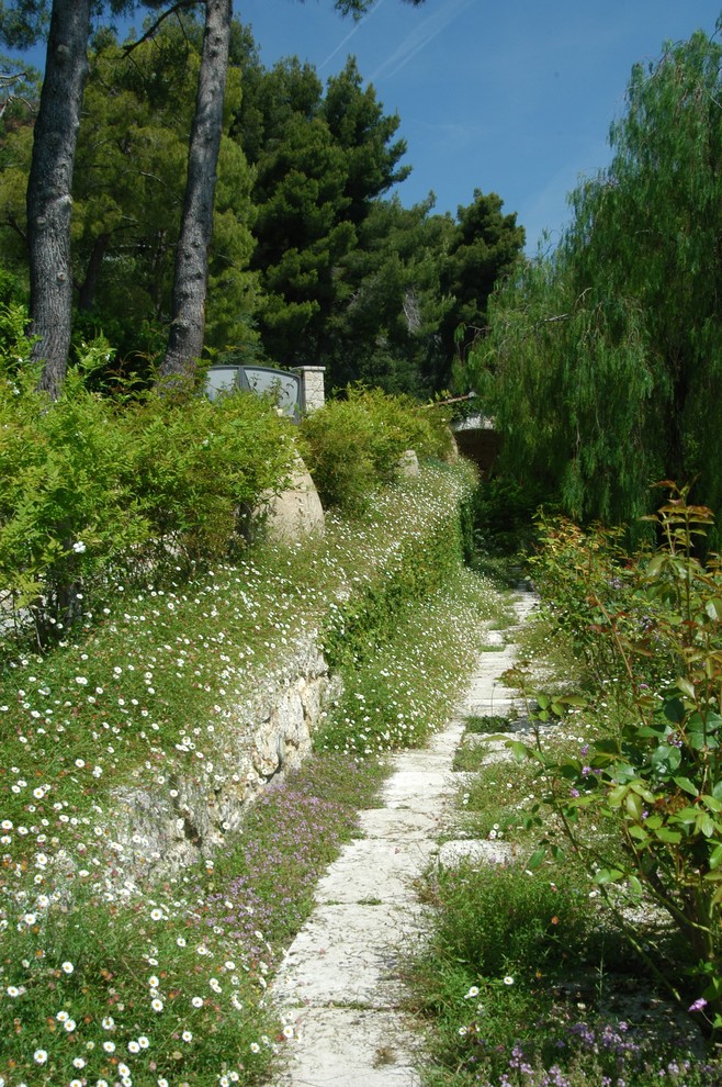 Aménagement d'un jardin méditerranéen.
