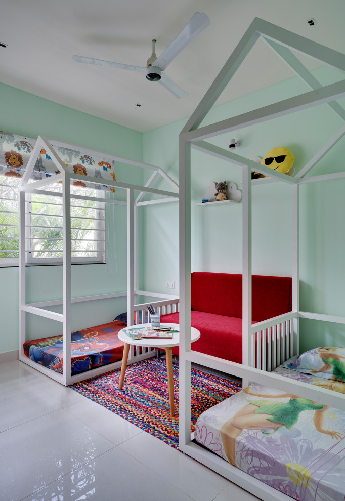 Contemporary kids' bedroom in Bengaluru.