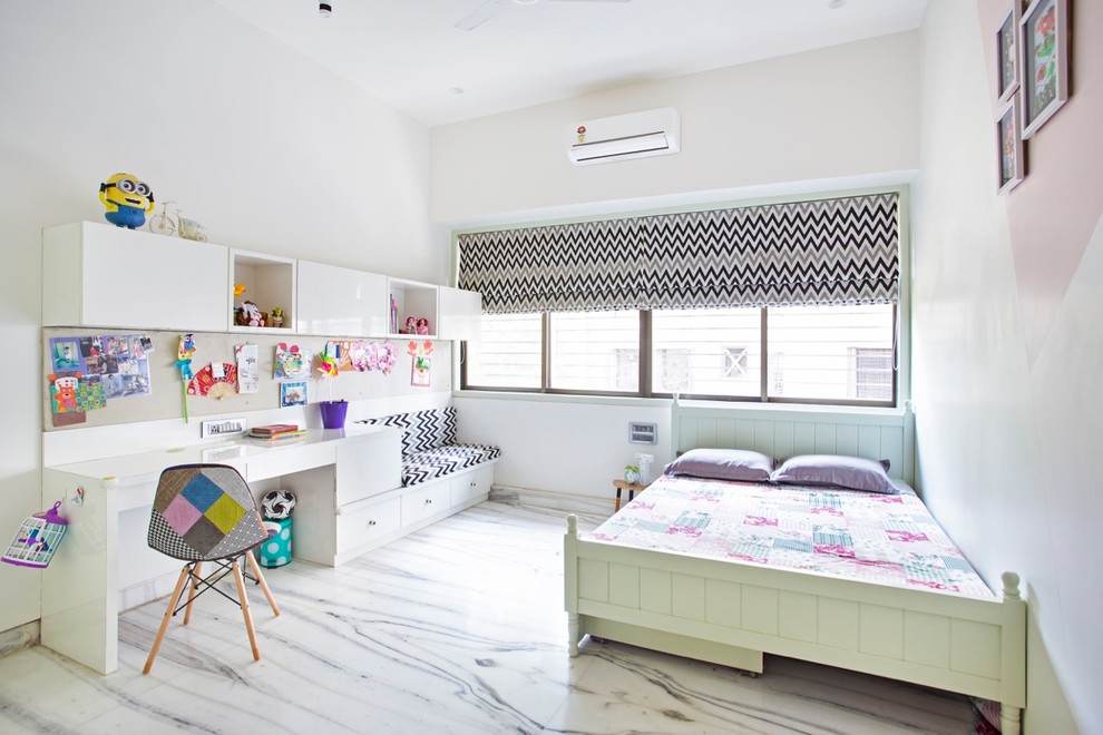 Exemple d'une chambre d'enfant moderne.