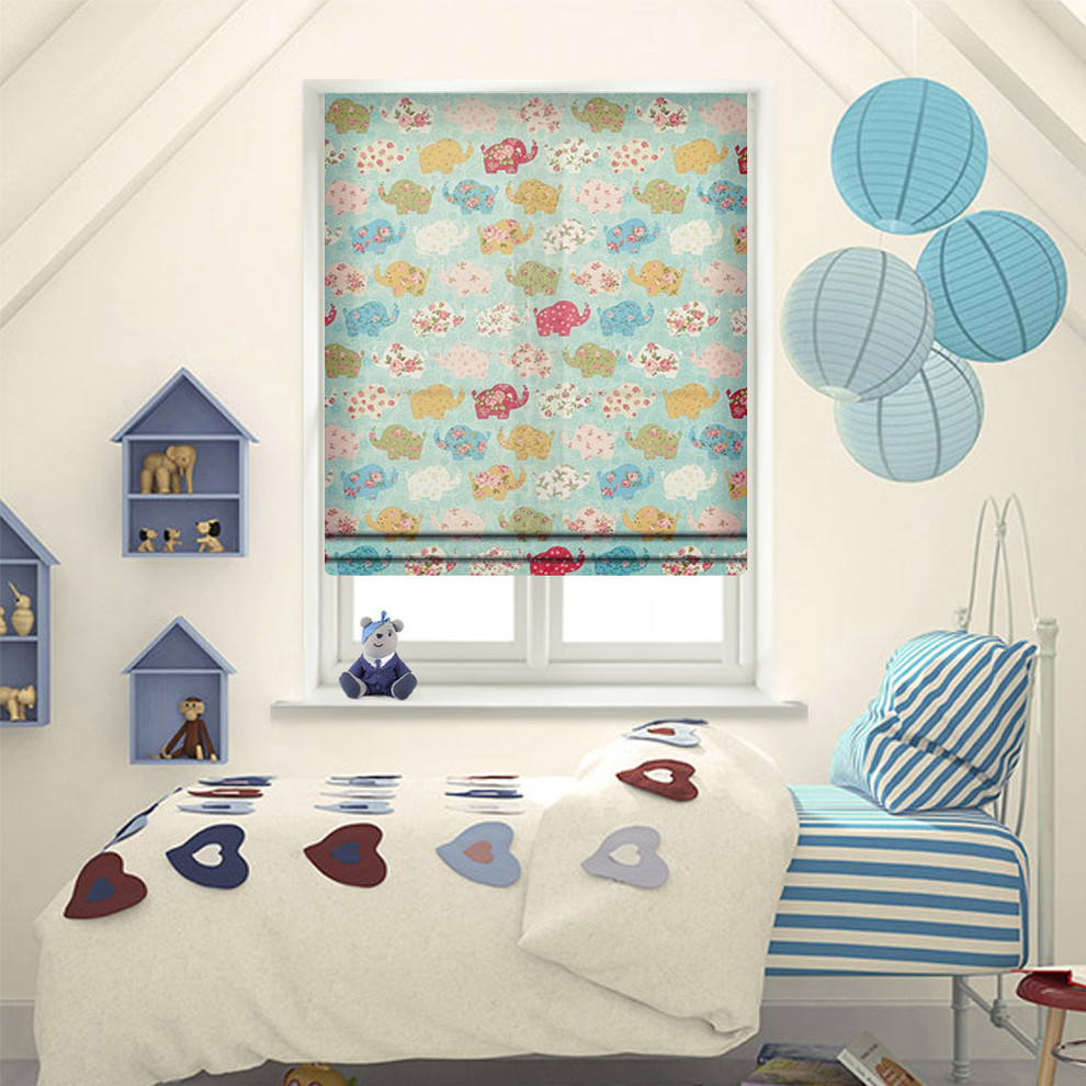 Design ideas for a contemporary kids' bedroom in Surrey.