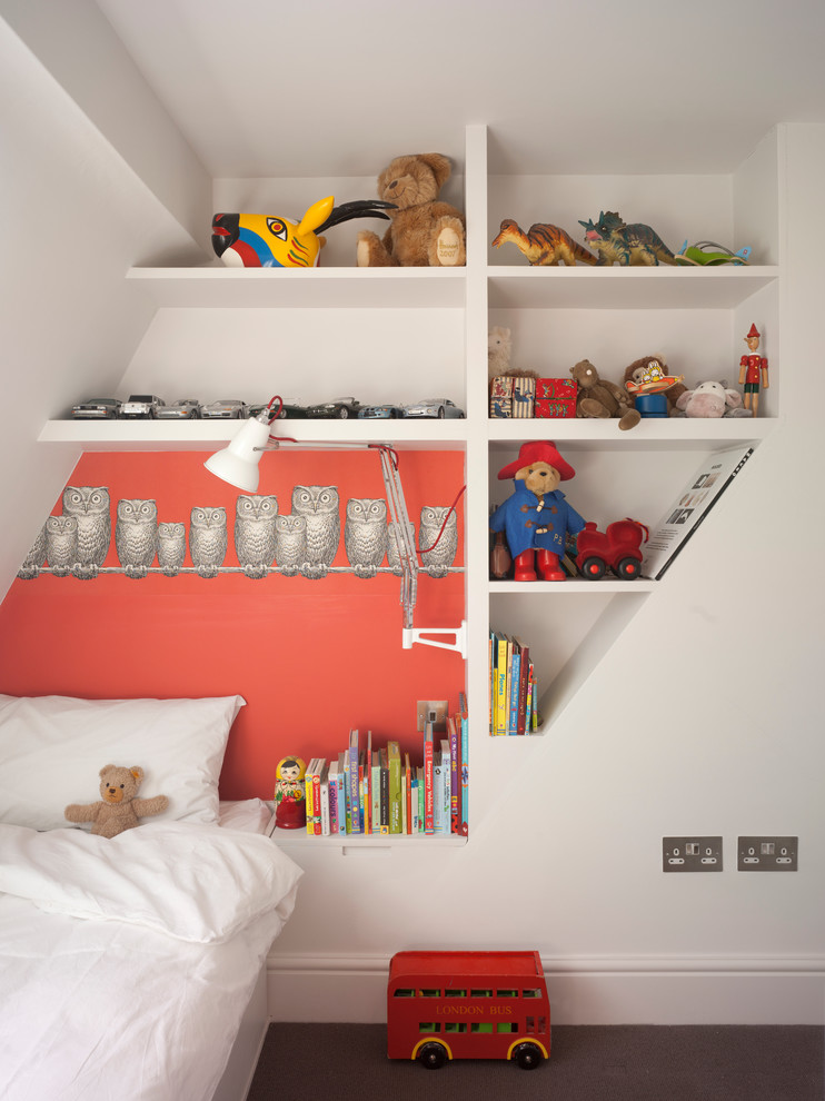 Contemporary kids' bedroom in Sussex.