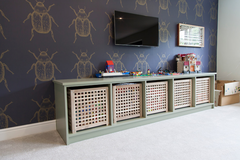 Inspiration for a contemporary kids' room remodel in Essex