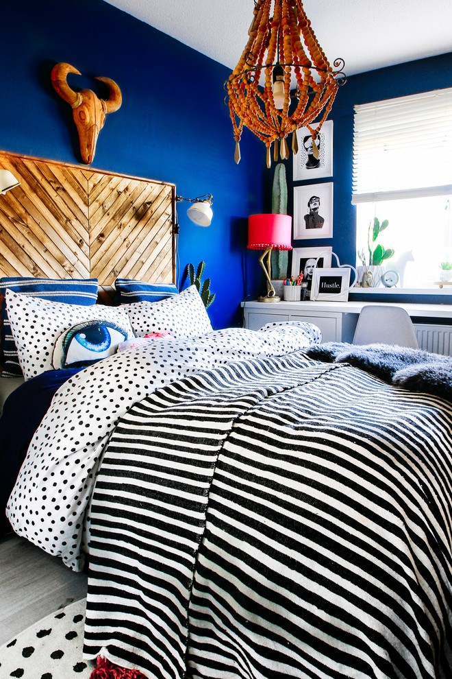 Design ideas for an eclectic kids' bedroom.