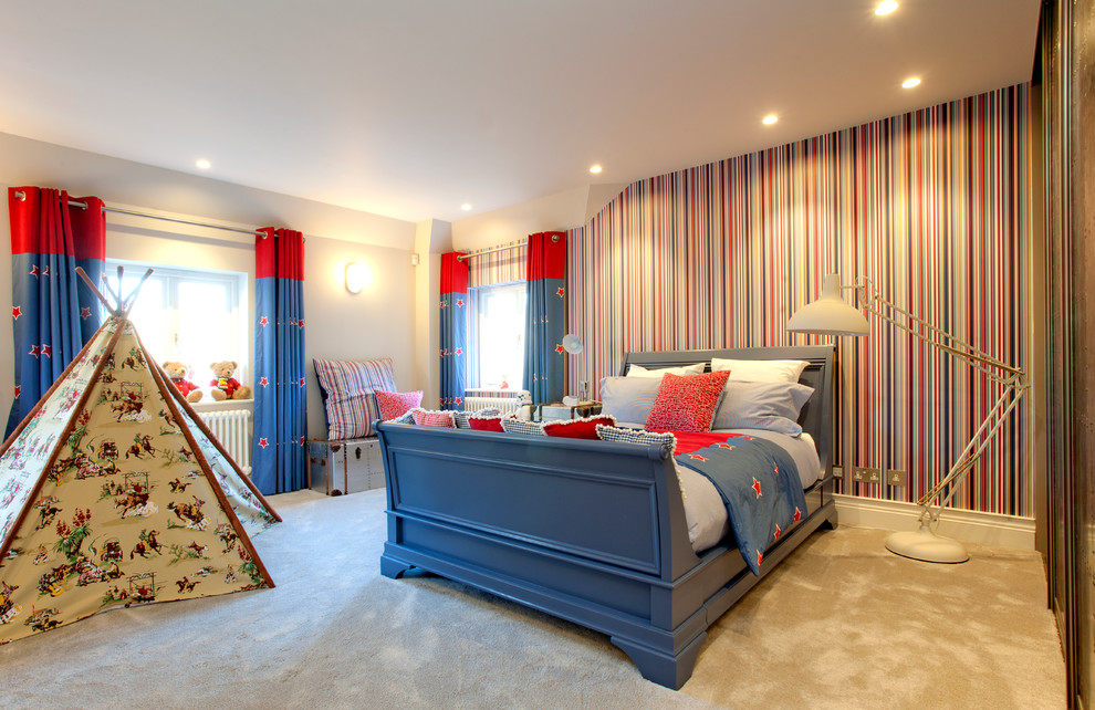 Photo of a contemporary kids' bedroom in Hampshire.