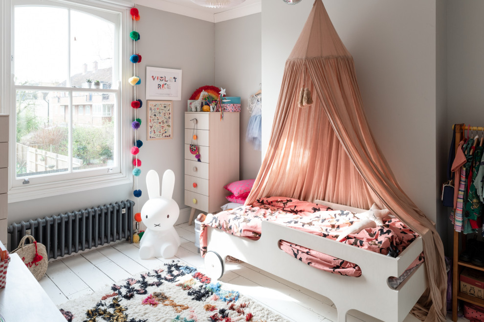 Scandi kids' bedroom in London.