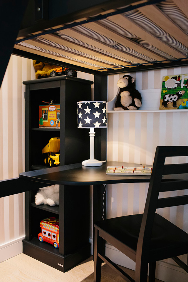 Design ideas for a modern kids' bedroom in London.