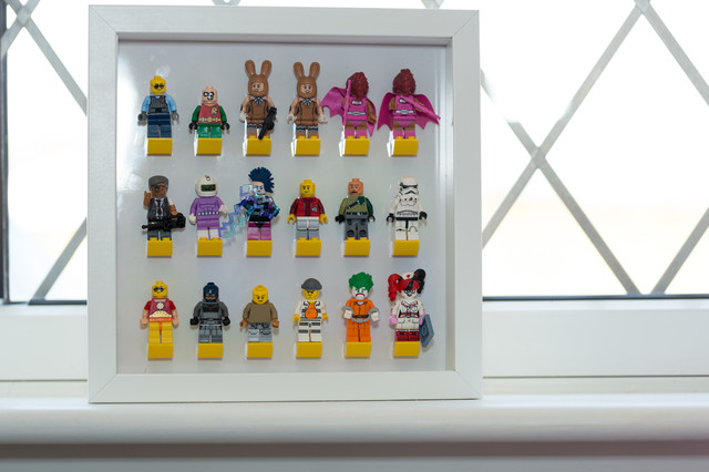 Kids lego display sale