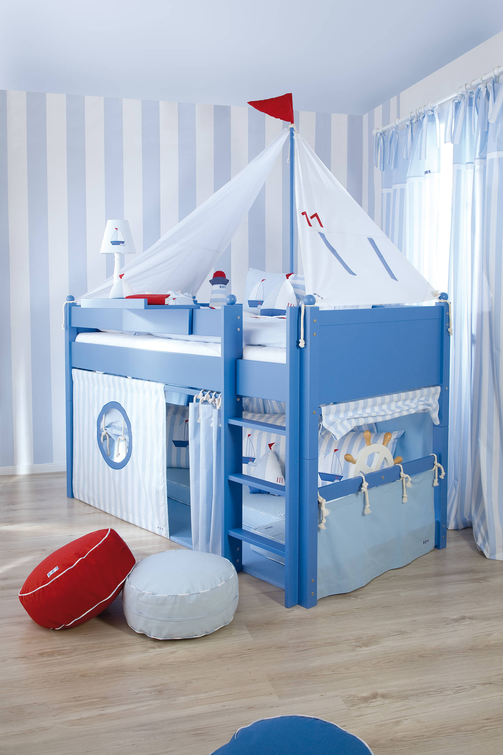 Sailboat Themed Kids Room Beach Style, Sailboat Rugs Nursery