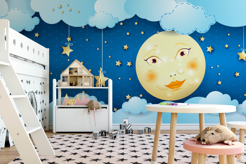 ハンプシャーにあるお手頃価格の中くらいなコンテンポラリースタイルのおしゃれな子供部屋の写真