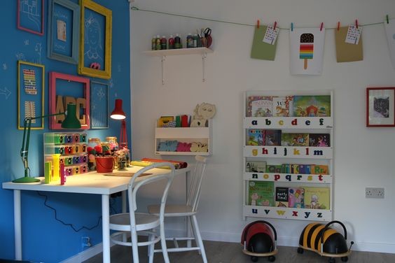 Tidy Books Children s Bookcase White with alphabet Modern Kids