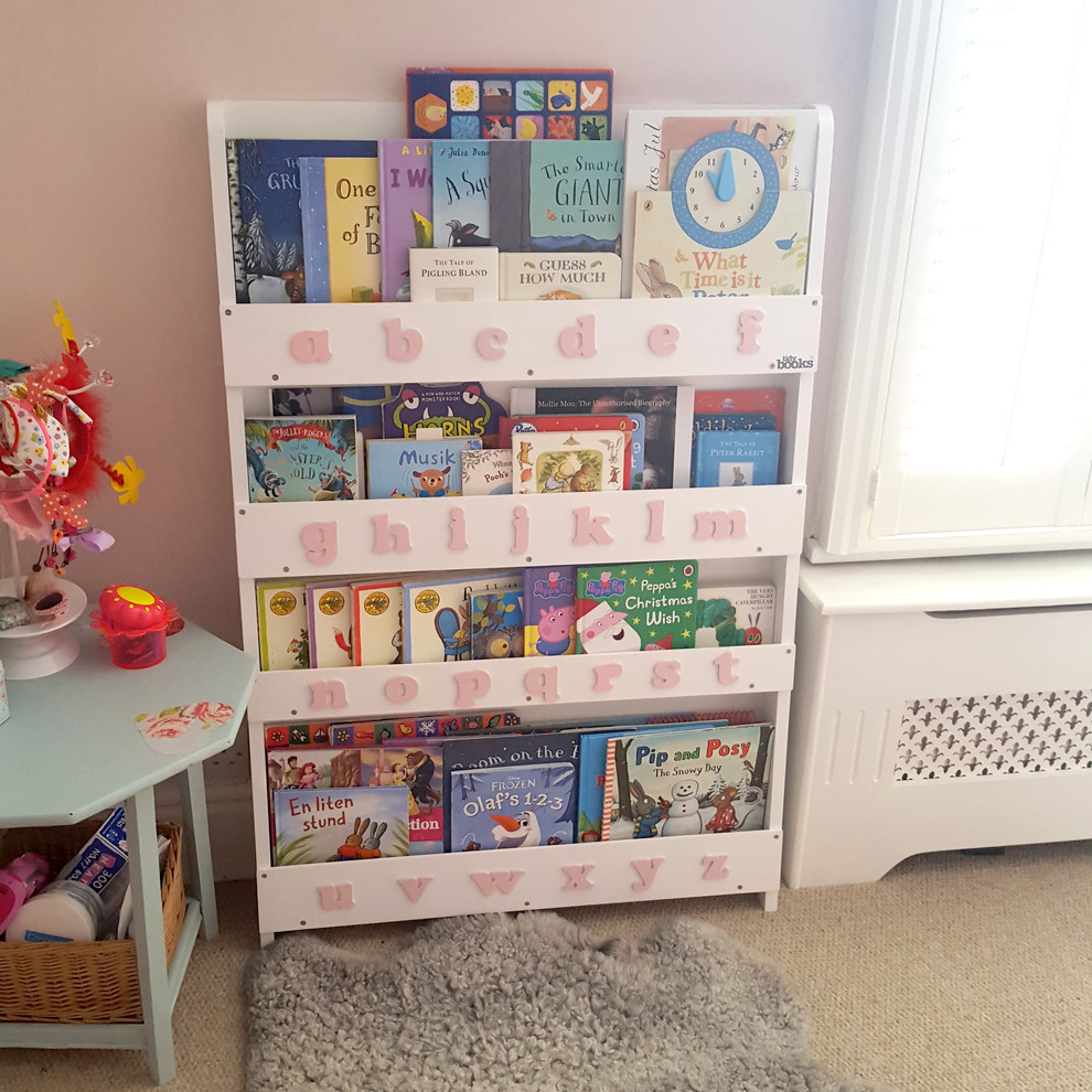 childs bookcase white