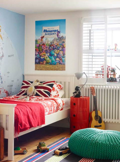 Photo of a bohemian kids' bedroom in Essex.