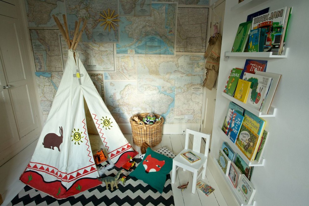 Inspiration pour une chambre d'enfant victorienne.