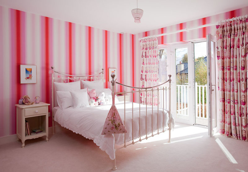 Inspiration for a contemporary kids' bedroom in Edinburgh.