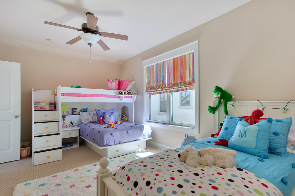 Kids' room - coastal kids' room idea in Miami