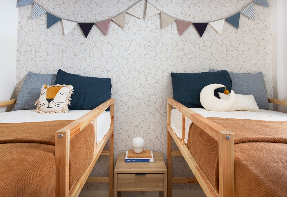 オースティンにある北欧スタイルのおしゃれな子供部屋の写真