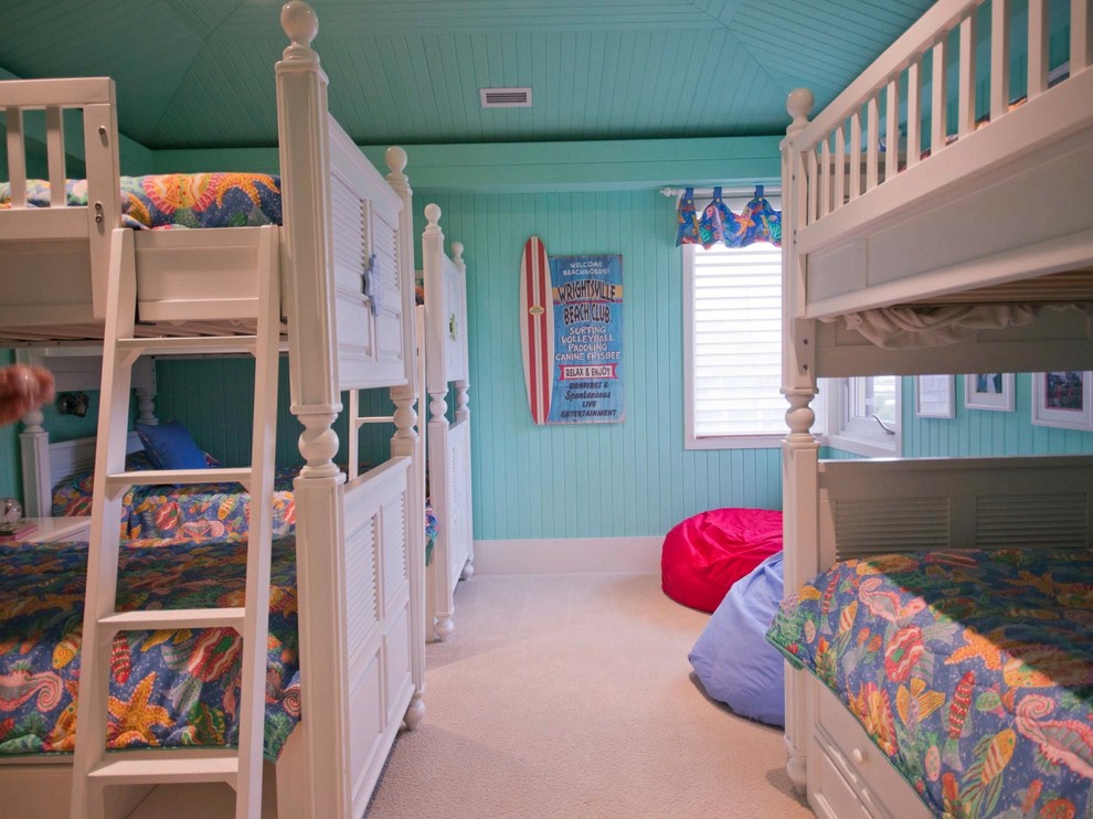 Kids' room - coastal kids' room idea in Other
