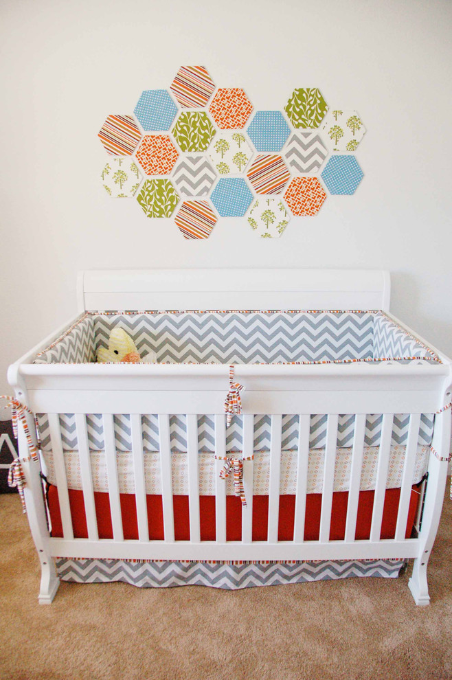 Inspiration for a contemporary nursery remodel in San Francisco