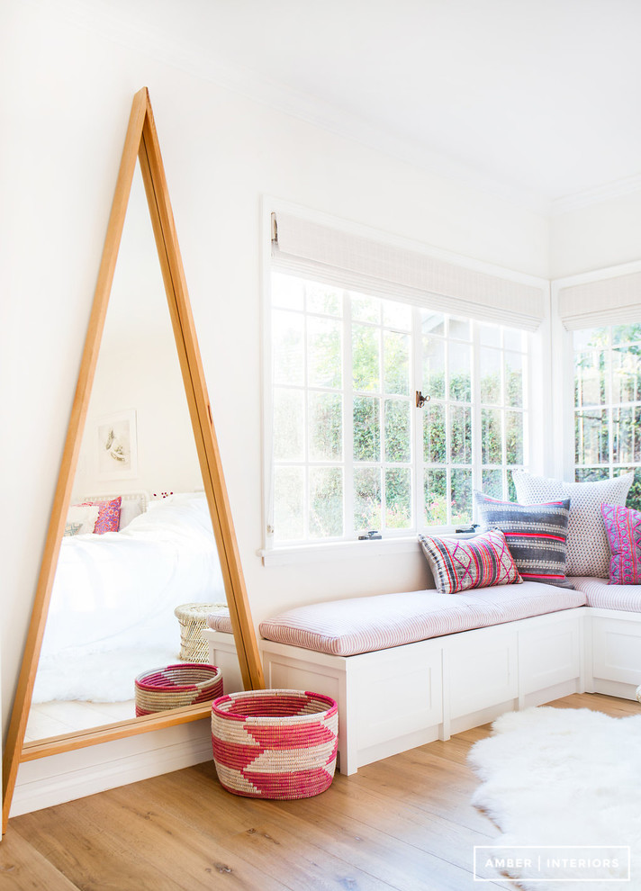 Design ideas for a bohemian kids' bedroom in Los Angeles.