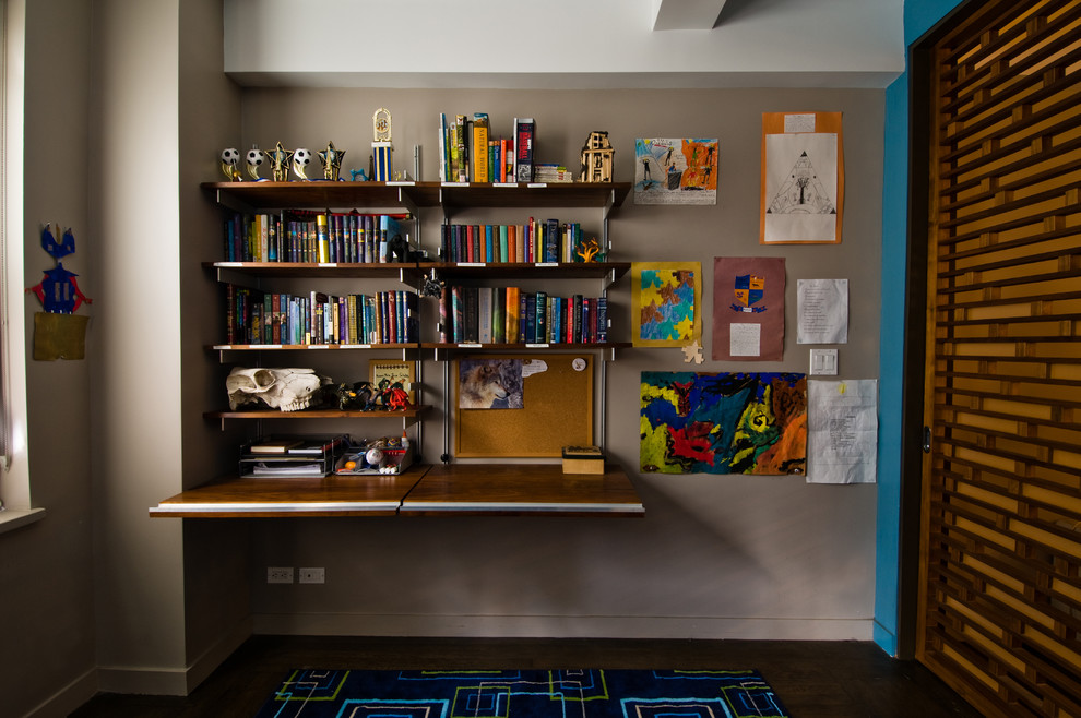 Inspiration for a contemporary kids' room remodel in New York