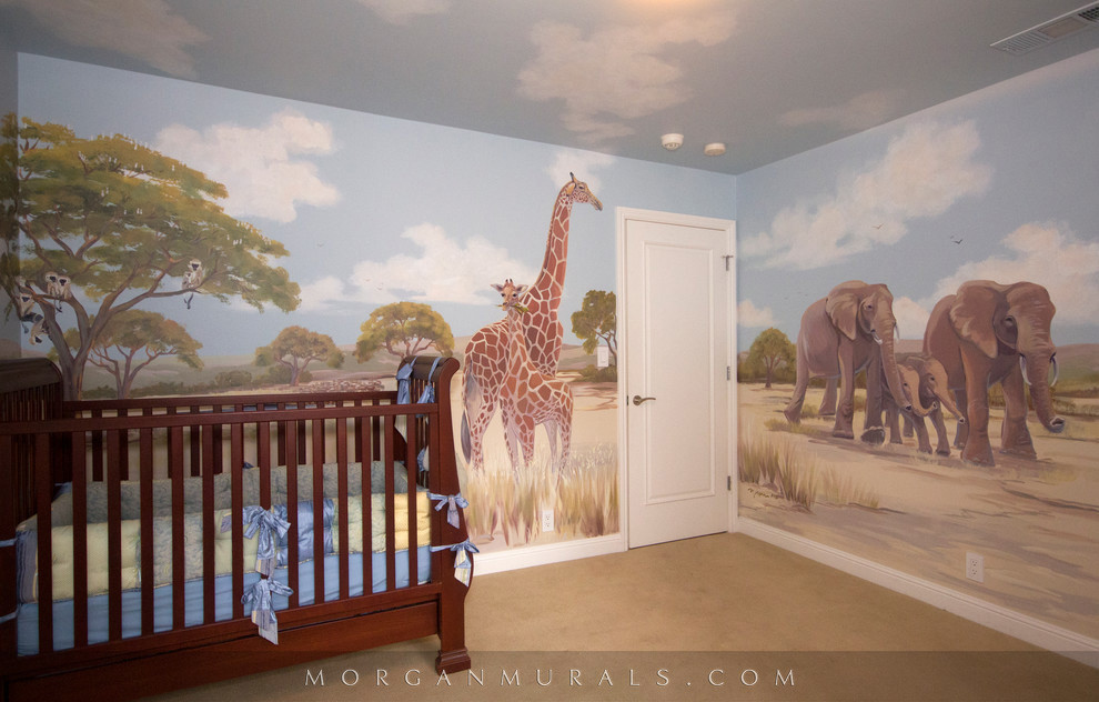 Photo of a traditional kids' bedroom in San Francisco.