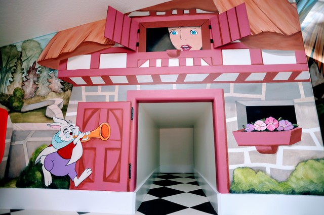 Alice in Wonderland Themed Room - Kids - Salt Lake City - by
