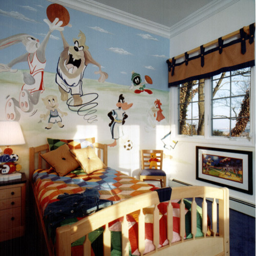This is an example of a bohemian kids' bedroom in New York.