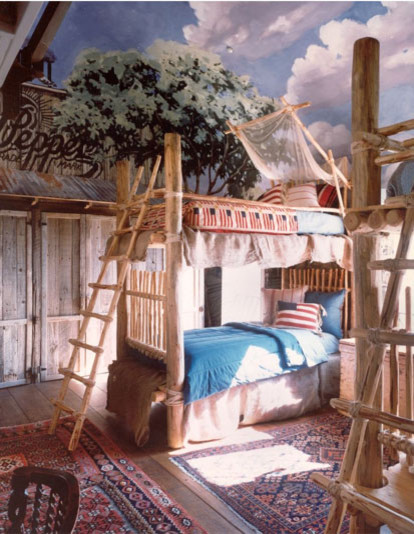 Example of an eclectic kids' room design in Dallas