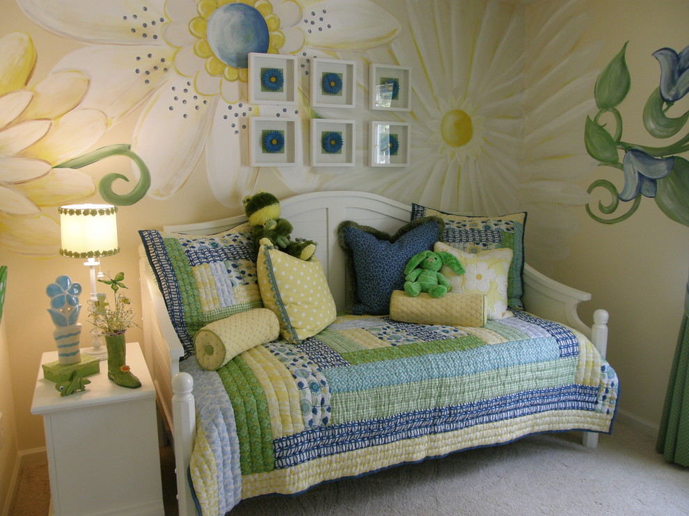 Inspiration for a contemporary kids' bedroom in Charleston.