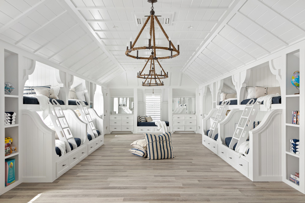 This is an example of a nautical kids' bedroom in Tampa.