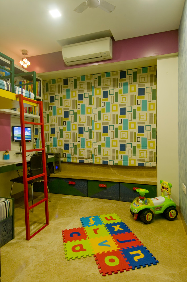Inspiration for a contemporary kids' room remodel in Mumbai