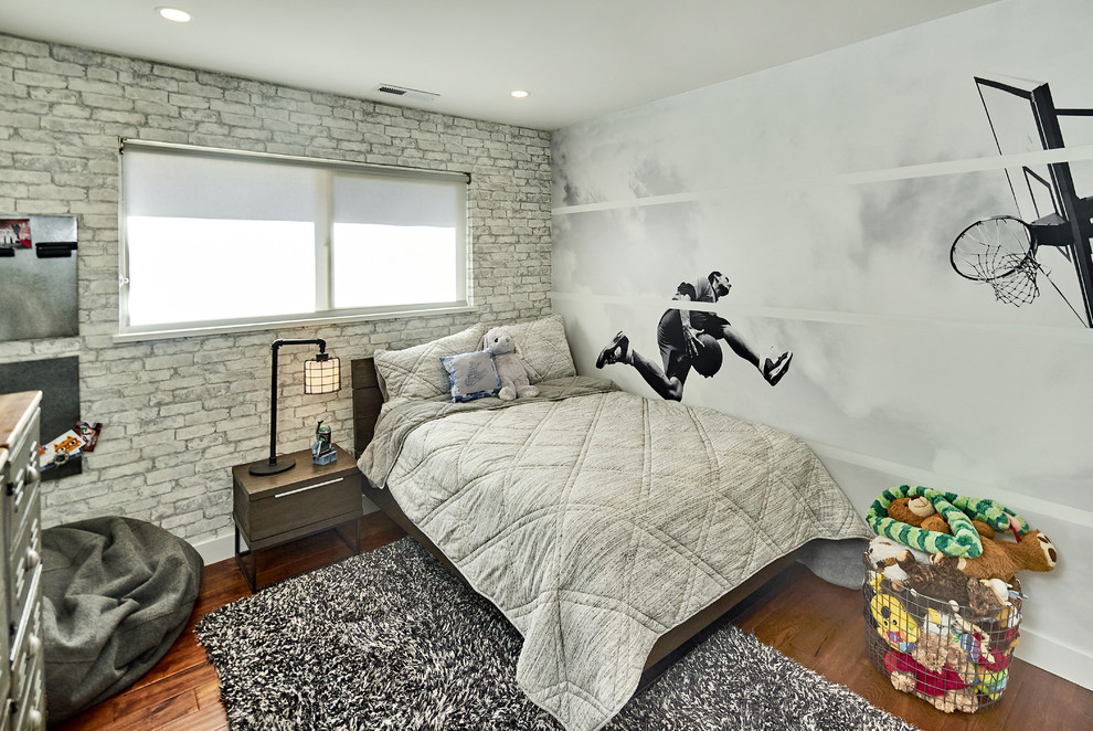 Design ideas for a traditional children’s room for boys in San Francisco.
