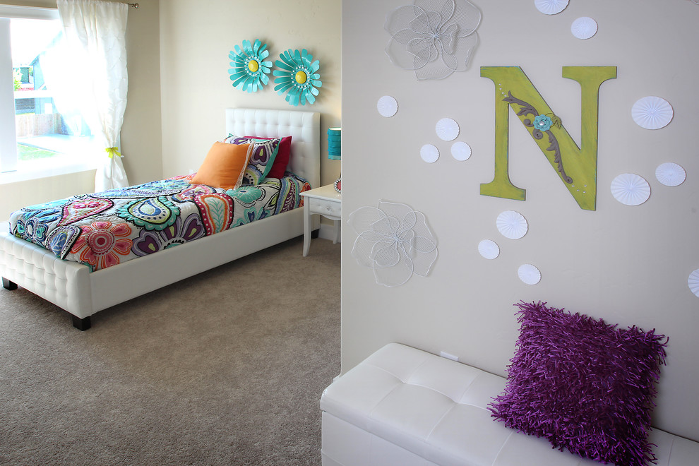 Contemporary kids' bedroom in Boise.