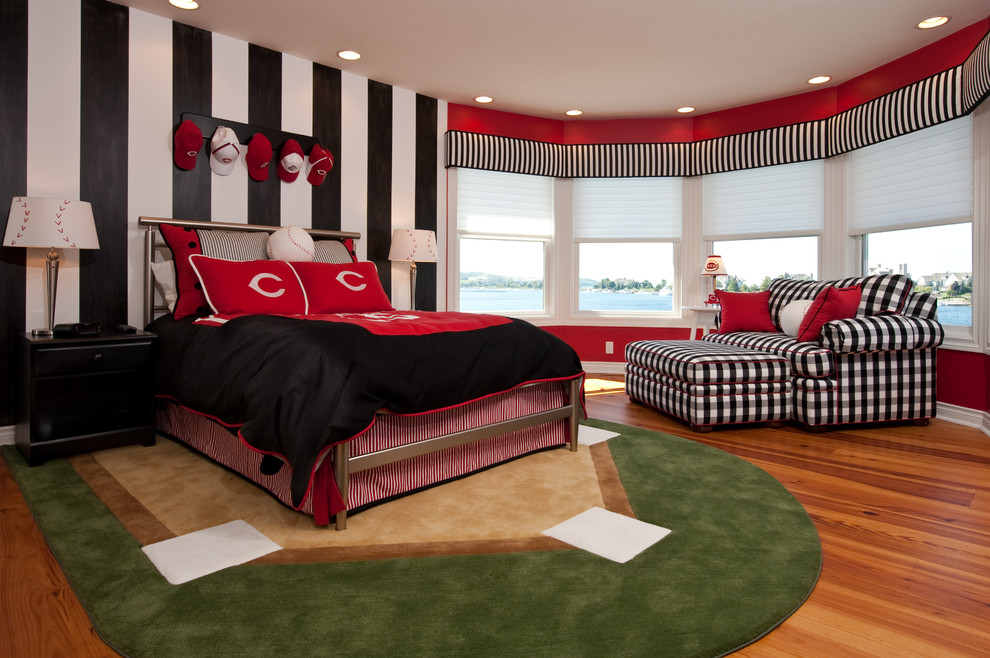 Design ideas for a classic kids' bedroom in Detroit.