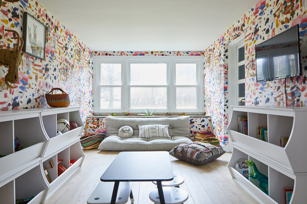Inspiration for a midcentury kids' bedroom in Philadelphia.