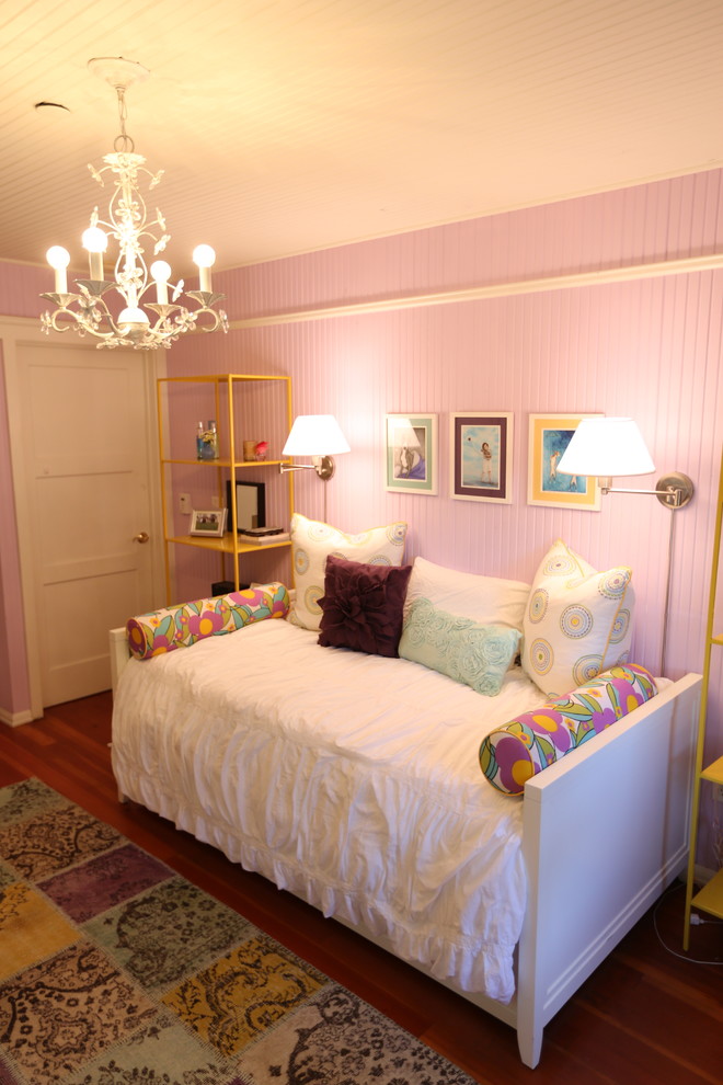 Design ideas for an eclectic kids' bedroom in Los Angeles.