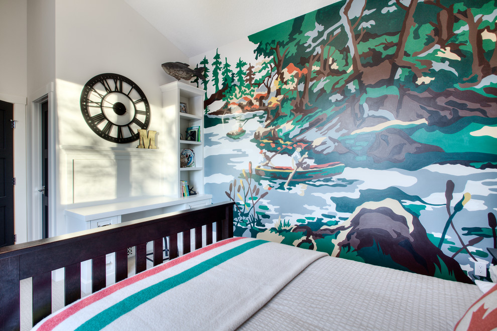 Example of a classic kids' room design in Calgary
