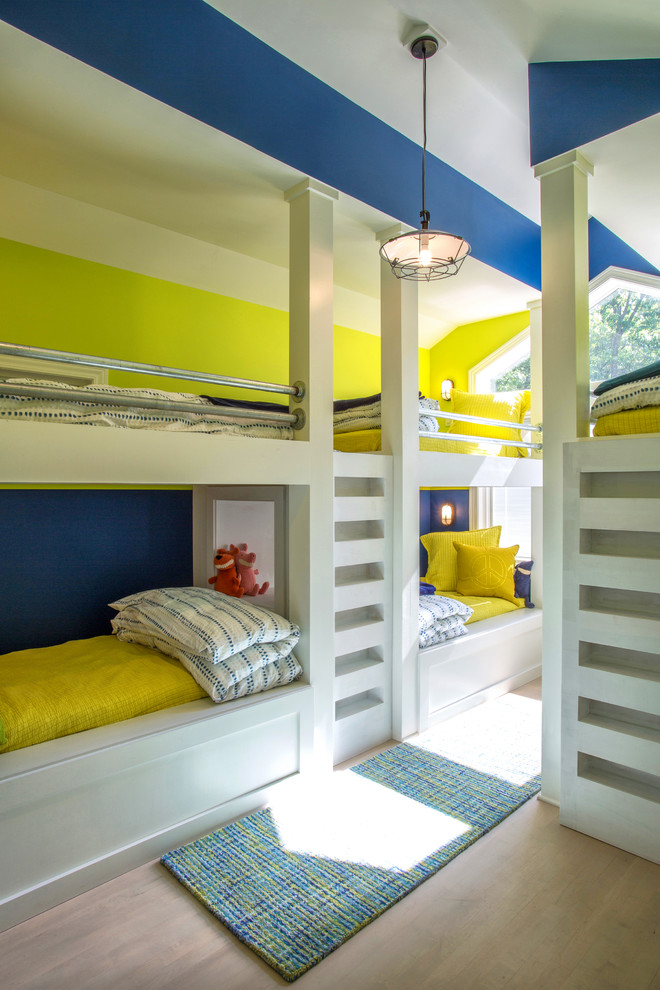 This is an example of a coastal kids' bedroom in Chicago.