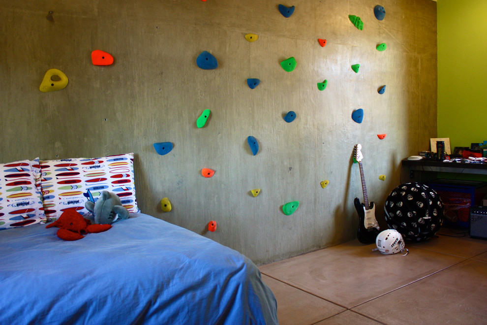 Idées déco pour une chambre d'enfant contemporaine.