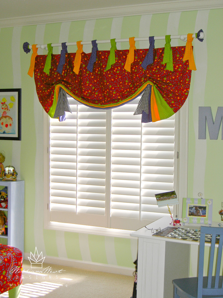 This is an example of a bohemian kids' bedroom in Atlanta.