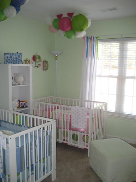 Boy Girl Twins Nursery Modern Kids