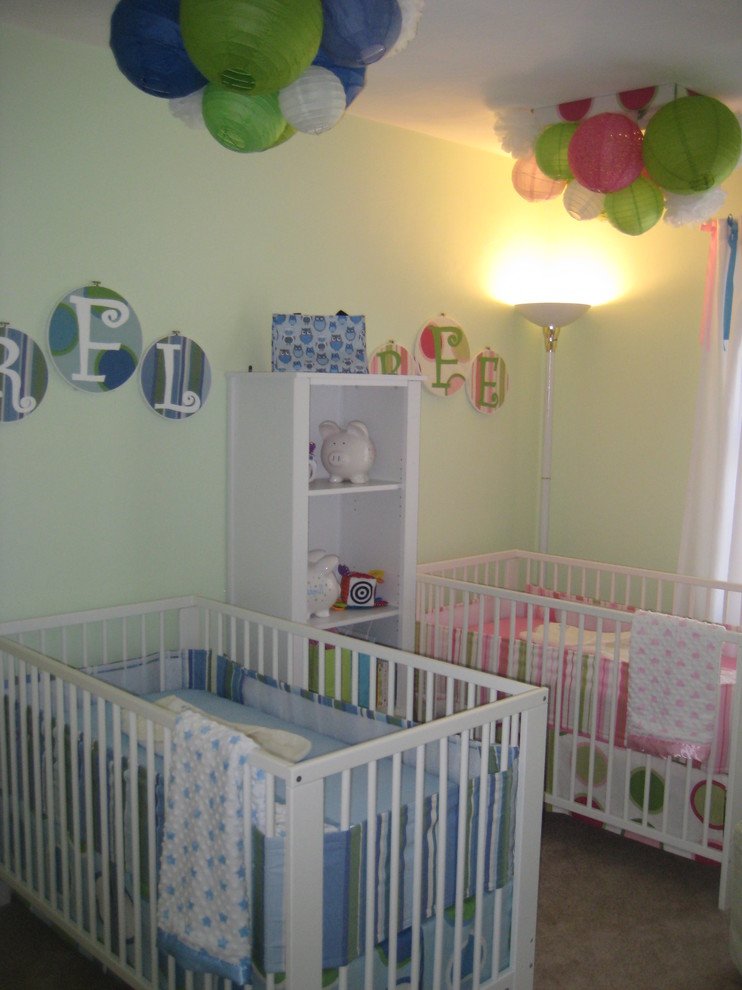 Boy Girl Twins Nursery Modern Kids Houzz Boy Girl Twins Nursery Modern Kids Houzz
