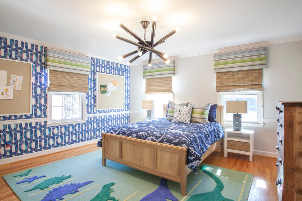 Design ideas for an eclectic kids' bedroom in Charlotte.